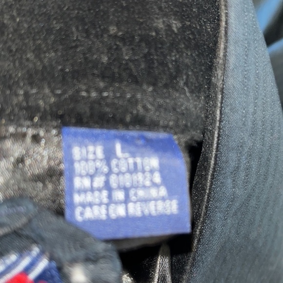 Mens English Laundry Button Down Shirt Black Monogram
Embroidered Applique Sz L - Picture 10 of 10